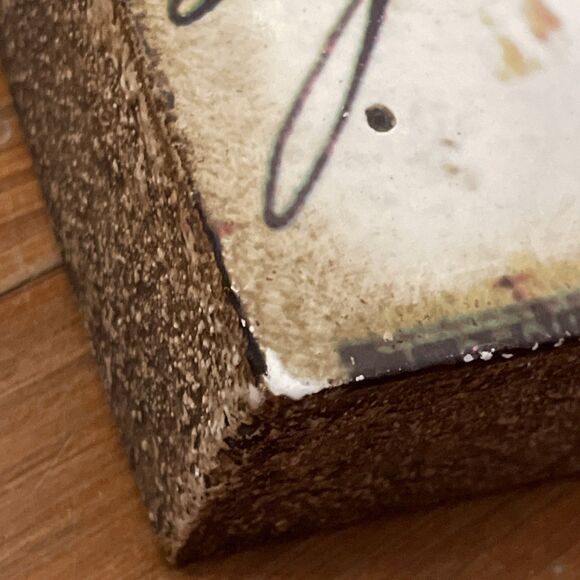 Sid Dickens Memory Block T-112 Postmark Retired 6x8x1.5 Wall Tile Plaque Art - Picture 10 of 13